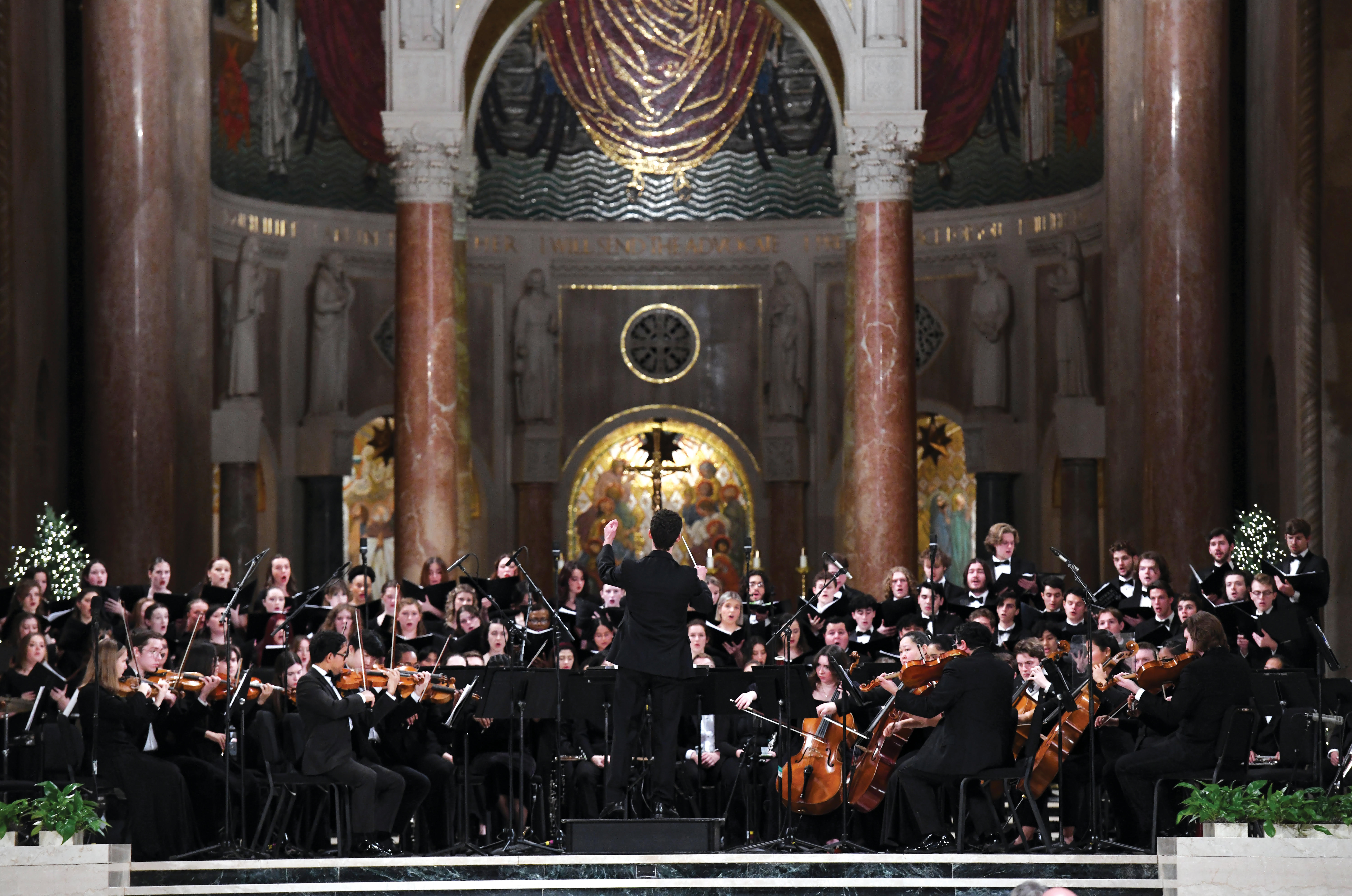 Singers at Christmas Concert