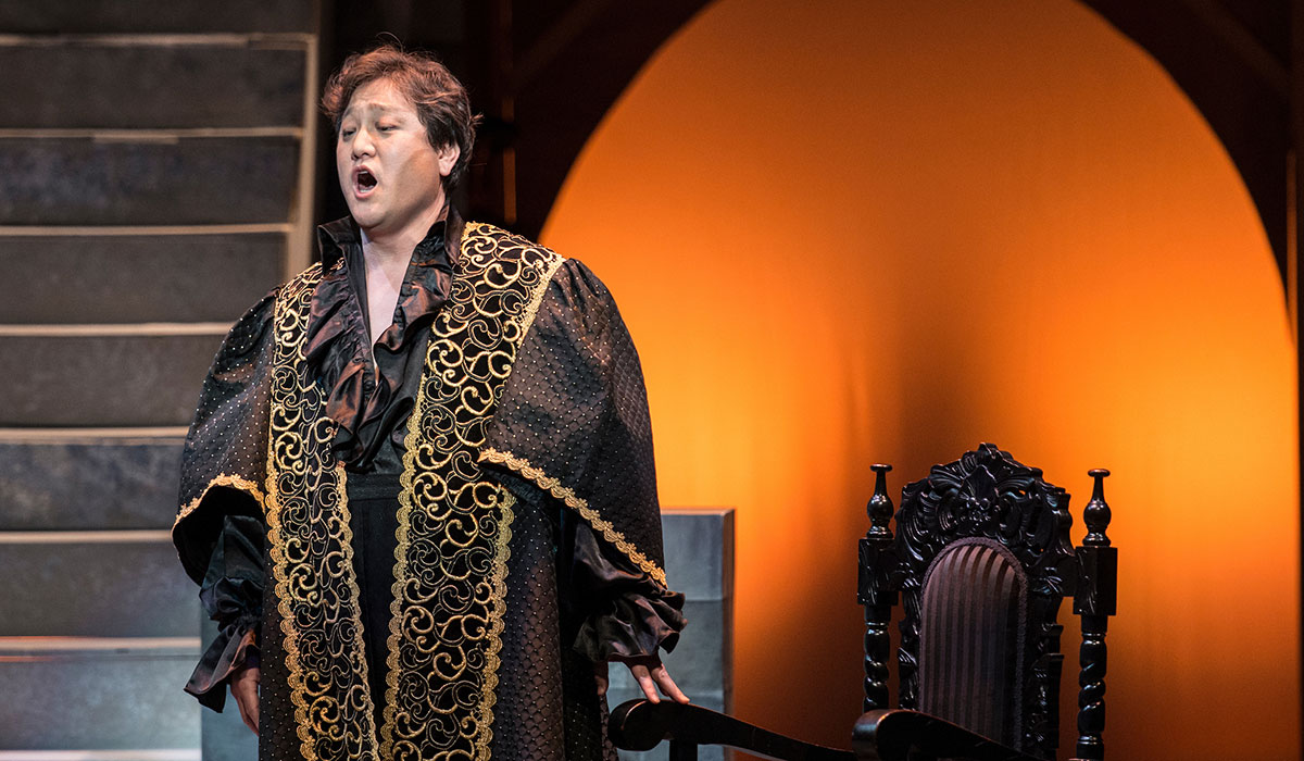Opera performance in Rigoletto
