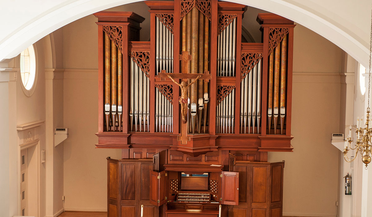 Organ in chapel