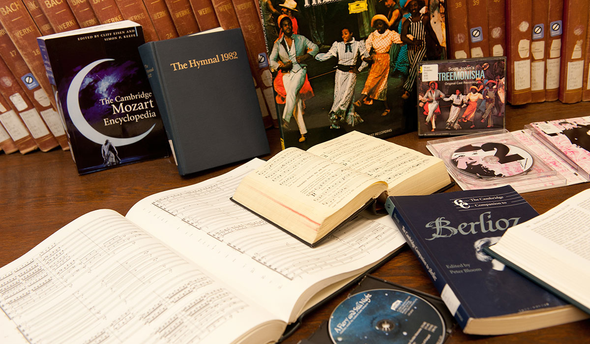 Music library items